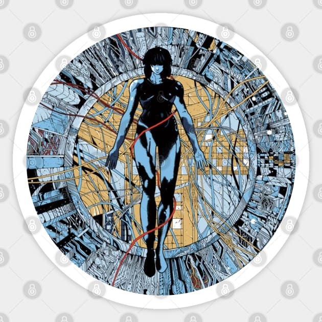 Ghost In The Shell Sticker by Pop Fan Shop